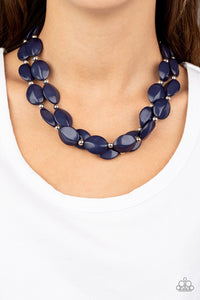 Two-Story Stunner - Blue (Paparazzi Jewelry)