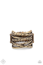 Load image into Gallery viewer, Switching Gears - Brass (Paparazzi Jewelry)
