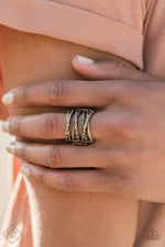 Load image into Gallery viewer, Switching Gears - Brass (Paparazzi Jewelry)
