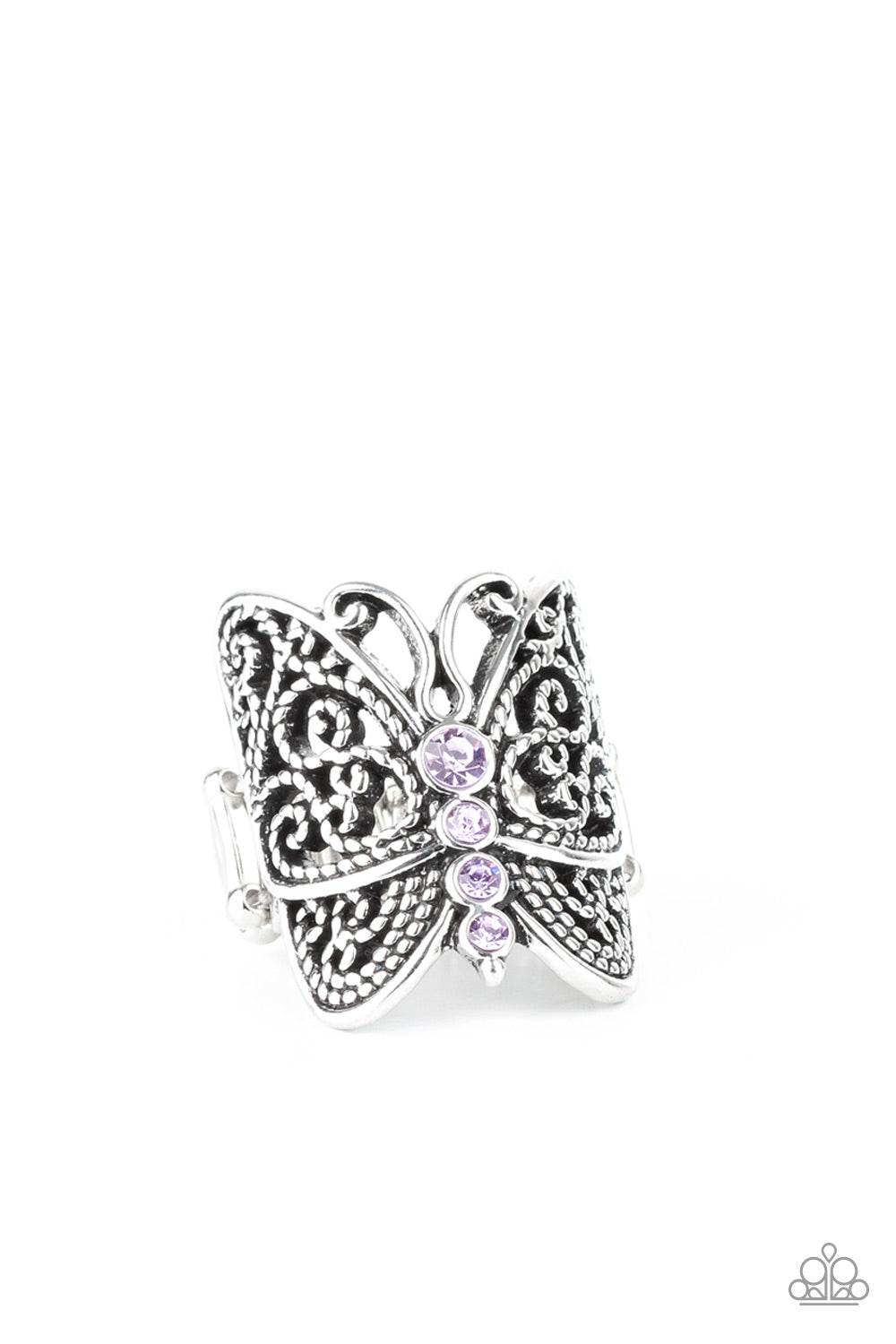 Butterfly Bling - Purple (Paparazzi Accessory)