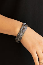 Load image into Gallery viewer, Woven Wonder - Black (Paparazzi Accessories)
