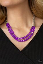 Load image into Gallery viewer, Staycation Status - Purple (Paparazzi Accessories)
