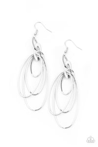 OVAL The Moon - Silver (Paparazzi Accessories)