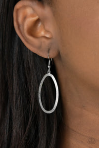 Double OVAL-time - Black (Paparazzi Accessories)