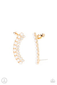 Doubled Down On Dazzle - Goldâ€‹ (Paparazzi Accessories)