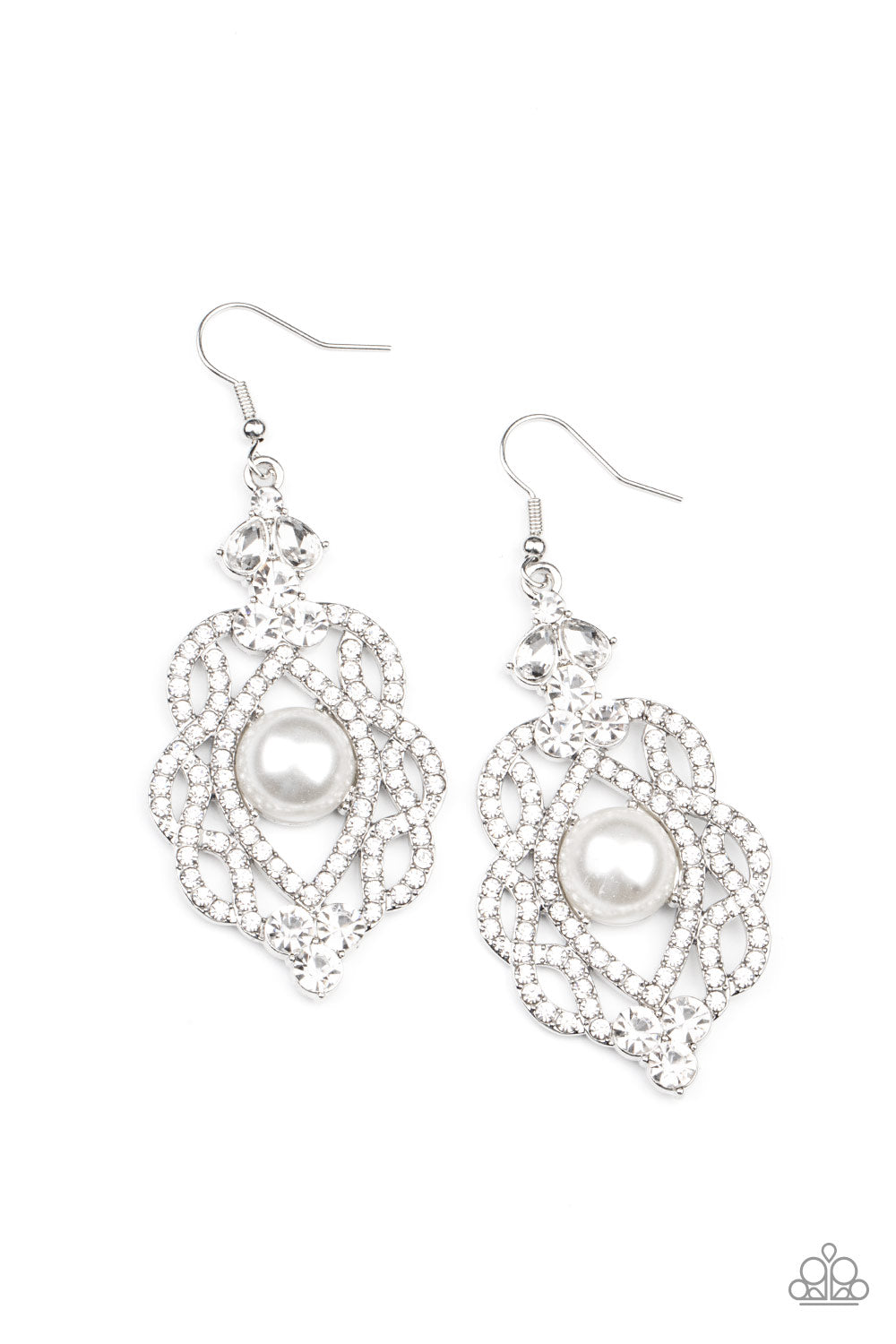 Rhinestone Renaissance - White (Paparazzi Accessories)