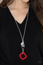 Load image into Gallery viewer, Top Of The WOOD Chain - Red (Paparazzi Accessories)
