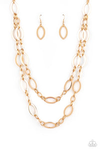 The OVAL-achiever - Gold (Paparazzi Accessories)