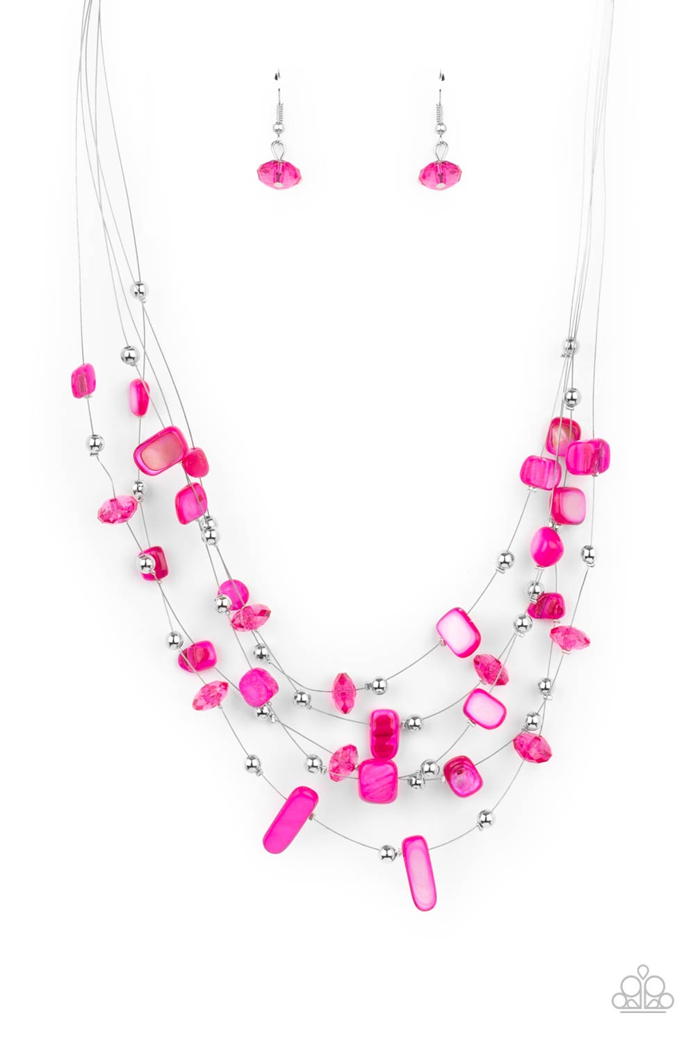 Prismatic Pebbles - Pink (Paparazzi Accessories)