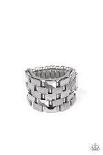 Load image into Gallery viewer, Checkered Couture - Silver (Paparazzi Accessories)
