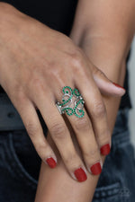 Load image into Gallery viewer, Billowing Beauty - Green (Paparazzi Accessories)
