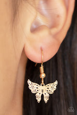 Load image into Gallery viewer, Bountiful Butterflies - Gold (Paparazzi Accessories)
