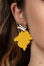 Load image into Gallery viewer, Crimped Couture - Yellow (Paparazzi Accessories)
