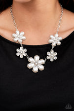 Load image into Gallery viewer, Fiercely Flowering - White (Paparazzi Accessories)
