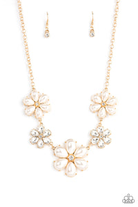 Fiercely Flowering - Gold (Paparazzi Accessories)