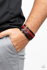 Load image into Gallery viewer, Punk Rocker Road - Red (Paparazzi Accessories)
