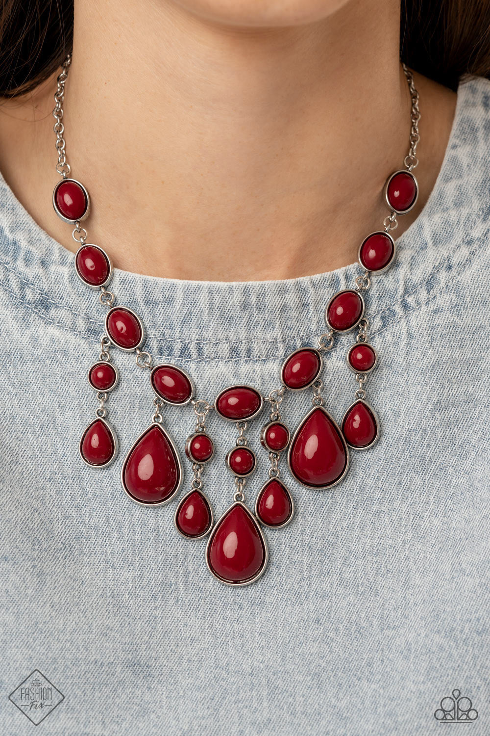 Mediterranean Mystery - Red (Paparazzi Accessories)