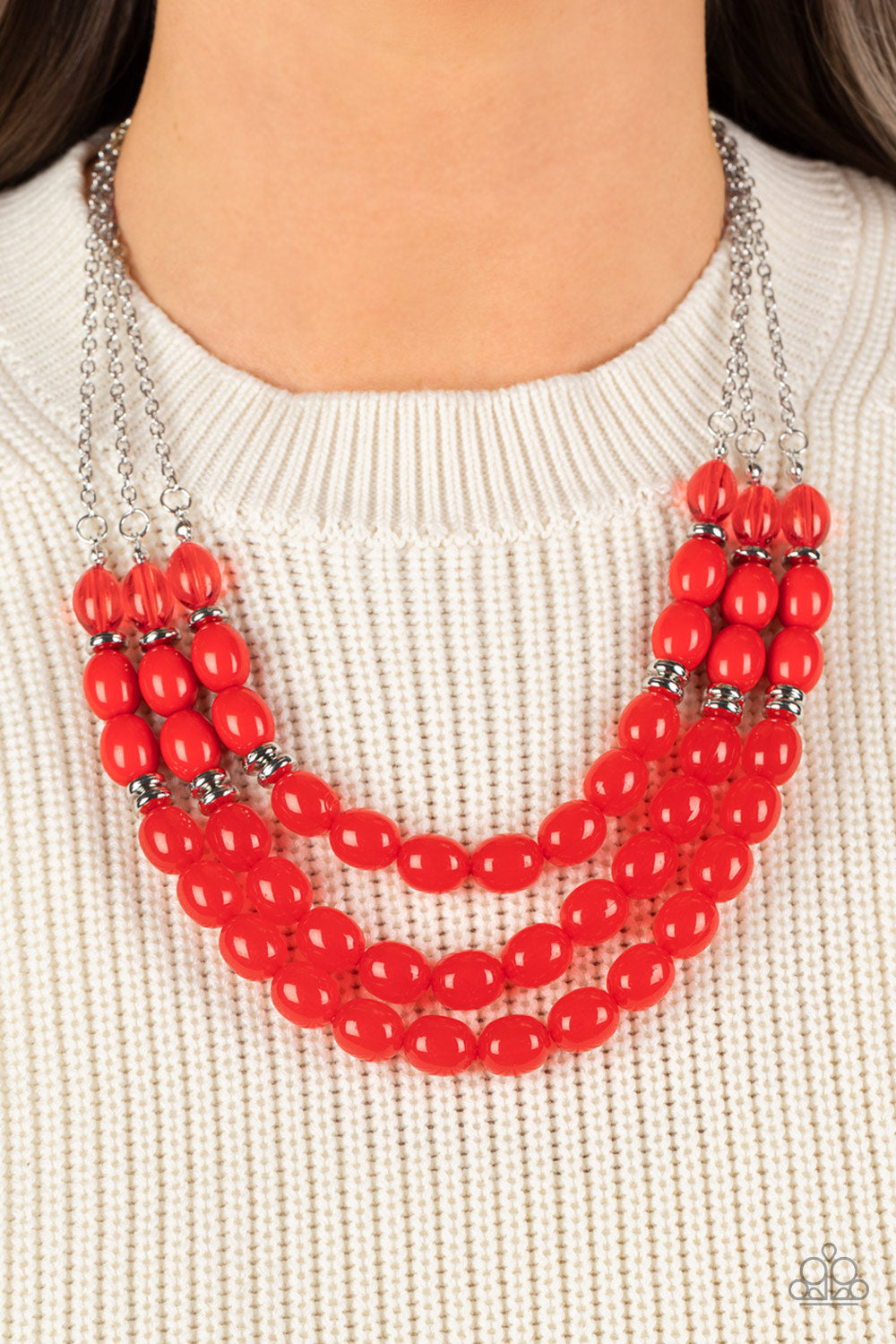 Coastal Cruise - Red (Paparazzi Accessories)