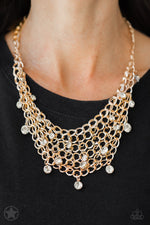 Load image into Gallery viewer, Fishing For Compliements - Gold (Paparazzi Jewelry)
