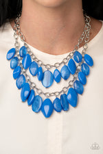 Load image into Gallery viewer, Palm Beach Beauty - Blue Necklace (Paparazzi Accessories)
