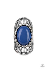 Load image into Gallery viewer, Drama Dream - Blue Ring (Paparazzi Accessories)
