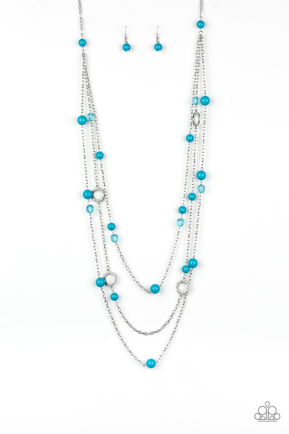 Brilliant Bliss - Blue Necklace (Paparazzi Jewelry)