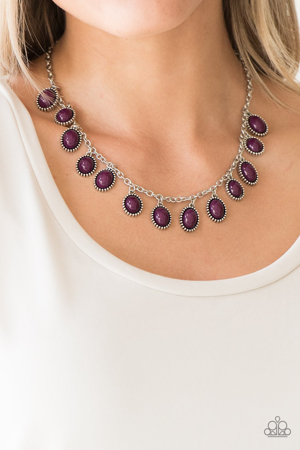 Make Some ROAM - Purple Necklace (Paparazzi Accessories)