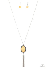 Load image into Gallery viewer, Nomadic Dramatics - Yellow Necklace (Paparazzi Accessories)

