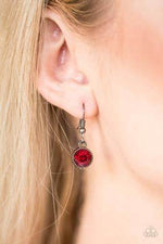 Load image into Gallery viewer, Starlit Socials - Red Necklace (Paparazzi Accessories)
