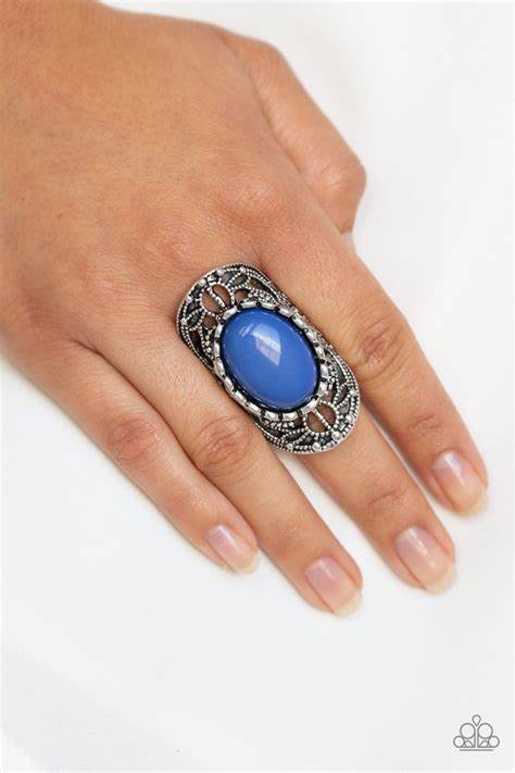 Drama Dream - Blue Ring (Paparazzi Accessories)