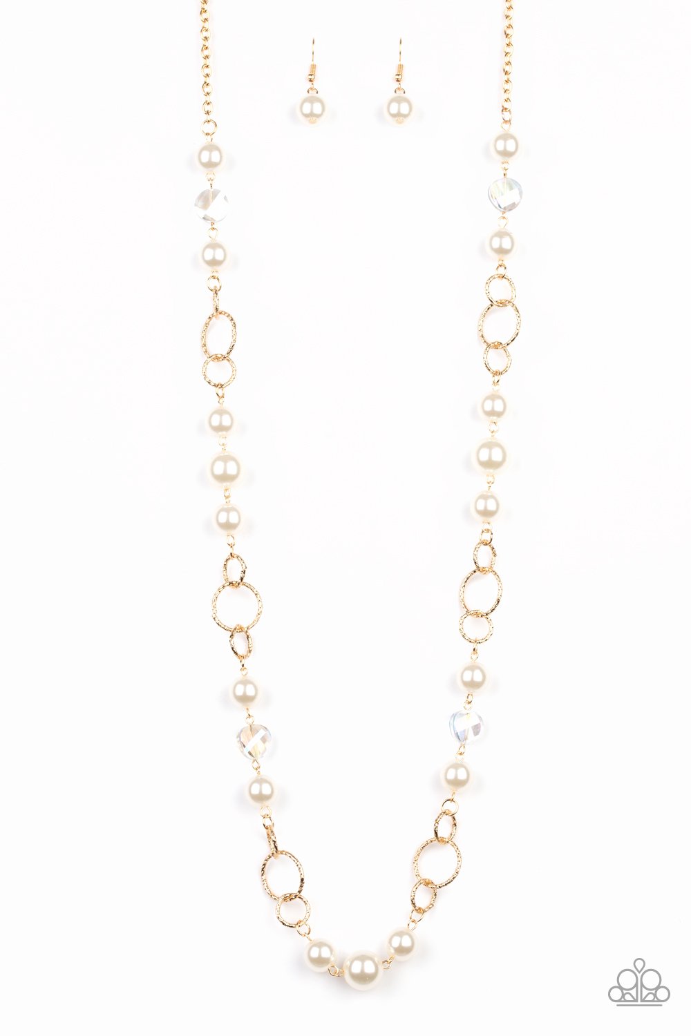 Prized Pearls - Gold Necklace (Paparazzi Jewelry)