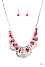 Load image into Gallery viewer, Turn It Up - Red Necklace (Paparazzi Accessories)
