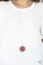 Load image into Gallery viewer, Spin Your Pinwheels - Red Necklace (Paparazzi Jewelry)
