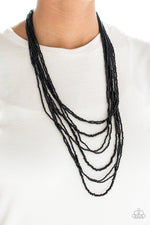 Load image into Gallery viewer, Totally Tonga - Black Necklace (Paparazzi Jewelry)
