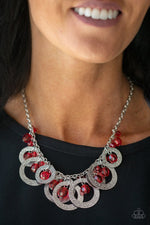 Load image into Gallery viewer, Turn It Up - Red Necklace (Paparazzi Accessories)
