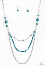 Load image into Gallery viewer, Very Vintage - Blue Necklace (Paparazzi Jewelry)
