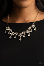 Load image into Gallery viewer, Vintage Royale - Gold Necklace (Paparazzi Accessories)
