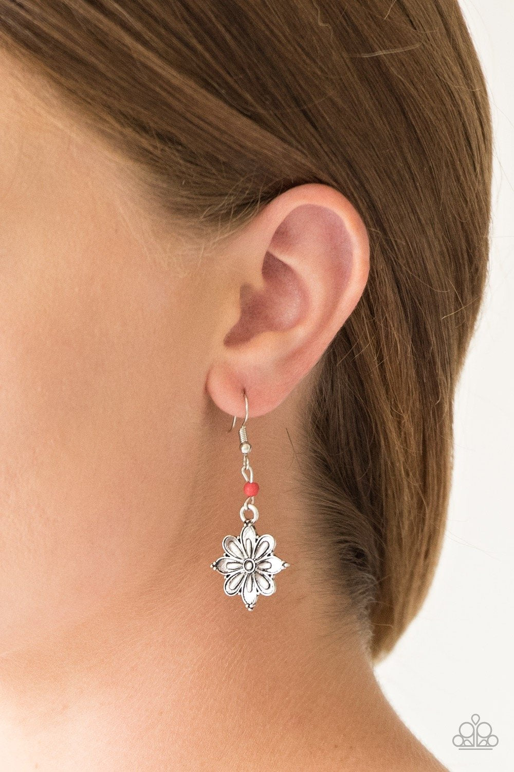 Cactus Blossom - Read Earrings (Paparazzi Accessories)