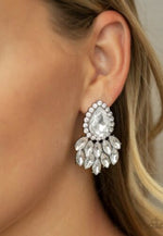 Load image into Gallery viewer, A Breath of Fresh Heir - White Earrings
