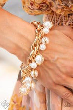 Load image into Gallery viewer, Orbiting Opulent - Gold Bracelet (Paparazzi Accessories)
