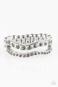 Elite Squad - Silver Ring (Paparazzi Accessories)