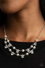 Load image into Gallery viewer, Royal Announcement - White Necklace (Paparazzi Accessories)
