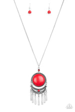 Load image into Gallery viewer, Rural Rustler - Red Necklace (Paparazzi Accessories)
