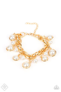 Orbiting Opulent - Gold Bracelet (Paparazzi Accessories)