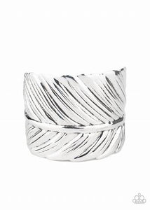 Where There's a Quill, There's A Way - Silver Bracelet (Paparazzi Accessories)