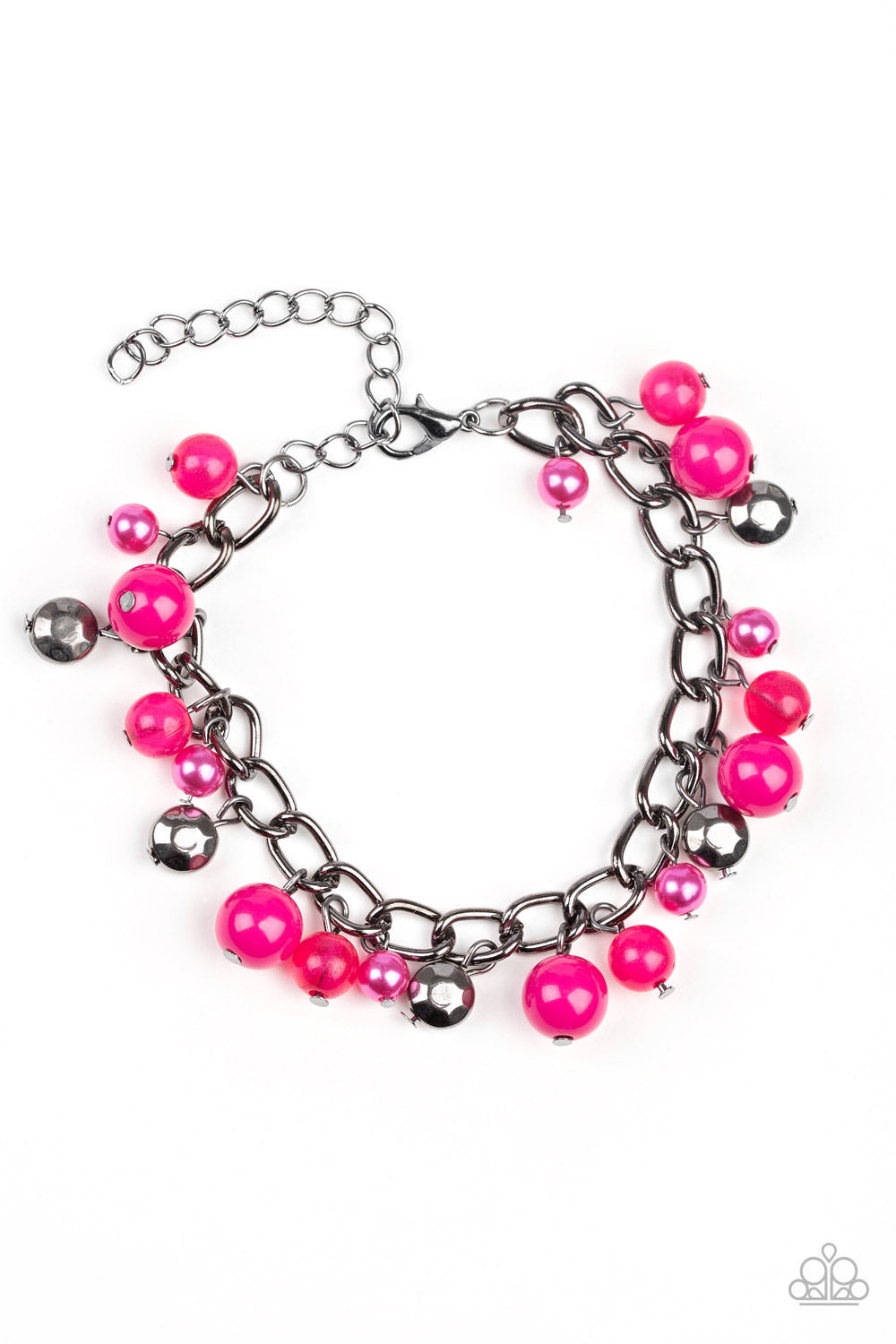 Hold My Drink - Pink Necklace (Paparazzi Jewelry)