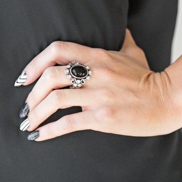 Noticeable Notable - Black Ring (Paparazzi Accessories)