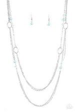 Load image into Gallery viewer, The New Girl In Town - Blue Necklace (Paparazzi Jewelry)
