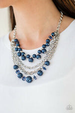 Load image into Gallery viewer, Rockin&#39; Rockette - Blue Necklace (Paparazzi Accessories)
