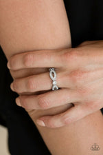 Load image into Gallery viewer, Extra Side Of Elegance - White Ring (Paparazzi Accessories)
